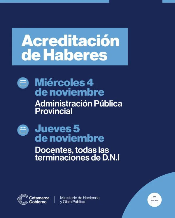 Pago de haberes 